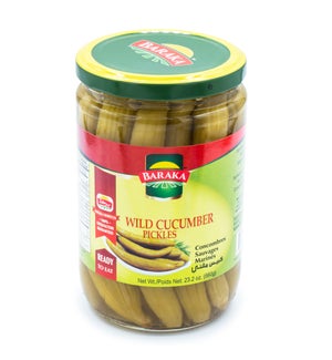 Wild Cucumbers Pickles "BARAKA" 660 g x 12